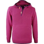 KAMA 4059 unisex merino svetr s kapucí, růžová Velikost: XL