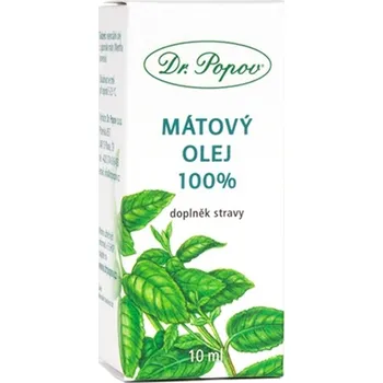 Přírodní produkt Dr. Popov Mátový olej 100% 10 ml