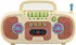 Hračka pro nejmenší Teddies Dětské rádio se zvukem a světlem