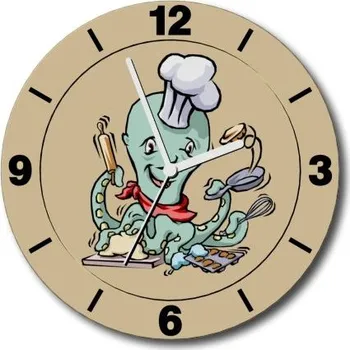 Hodiny Pelisport Hodiny 21 Chobotnice bílé ručičky