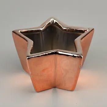 Vánoční dekorace Miska růžová měď