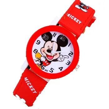 Hodinky Načančaná.cz Dětské hodinky Veselý Mickey mouse - 2 barvy Barva: Červený