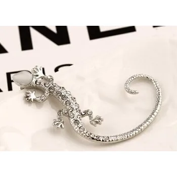 Šperk Načančaná.cz Náušnice Ještěrka - 2 barvy Barva: Stříbrná