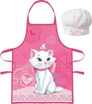 Kuchyňská zástěra Euroswan Dětská zástěra s kuchařskou čepicí kočička Marie