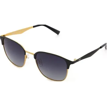 Sluneční brýle HIS 24100S černá mat zlatá, čočka šedá gradál polarizovaná 1