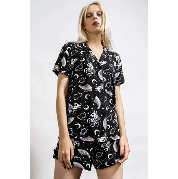 Dámské pyžamo pyžamo dámské (set) KILLSTAR - Moonbow - Black - 3XL