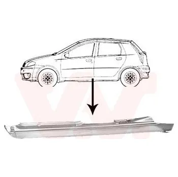 Prah karosérie Nástupní panel VAN WEZEL 1620103