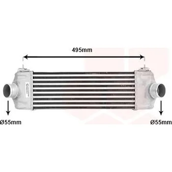 Chladič motoru Chladič turba VAN WEZEL 18004406