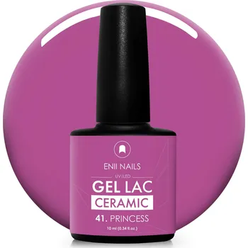 Lak na nehty ENII NAILS Gel lak Ceramic 41 Princess - gelový lak bez HEMA, 10 ml