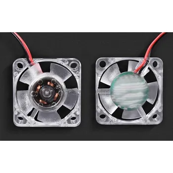 Počítačové chlazení Tichý ventilátor 30 x 30 x 10 s modrou diodou, Napětí 24 V