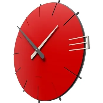 Hodiny Designové hodiny 10-019 CalleaDesign Mike 42cm (více barevných verzí) Barva čokoládová-69 - RAL8017