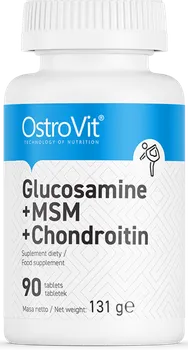 Kloubní výživa OstroVit Glukosamine + MSM + Chondroitin 90 tbl.