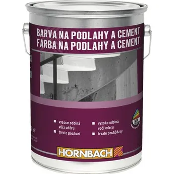 barva na beton Barva na podlahy a cement HORNBACH 5 l RAL 7001 stříbrno-šedá