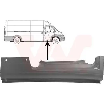 Prah karosérie Nástupní panel VAN WEZEL 1651102