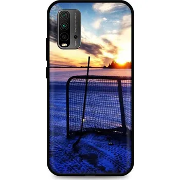 Pouzdro na mobilní telefon Kryt Xiaomi Redmi 9T silikon Hockey Sunset (obal neboli pouzdro na Xiaomi Redmi 9T)