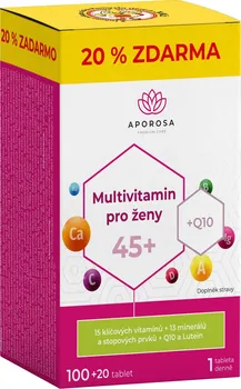 APOROSA Multivitamin pro ženy 45+ 120 tbl.