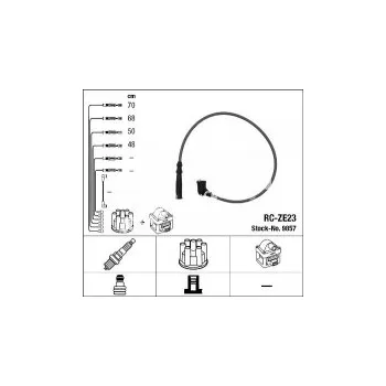 Zapalovací kabel Sada kabelů pro zapalování NGK RC-ZE23 - MAZDA