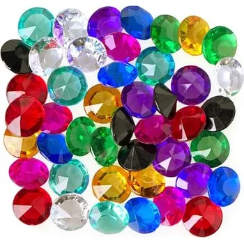 Příslušenství k deskovým hrám Hrací kamínky - diamanty (20 ks), barva černá