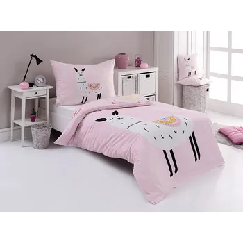 Povlečení Matějovský Lama 140 x 200, 70 x 90 cm zipový uzávěr