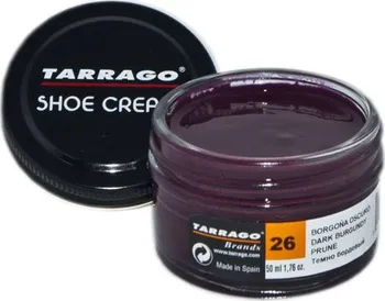 Přípravek pro údržbu obuvi Tarrago Krém na boty tmavě vínový 50 ml