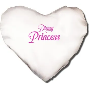 Polštář Polštář SRDCE s potiskem Disney princess polštářek