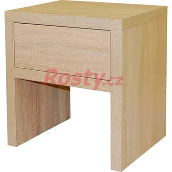 Noční stolek Ahorn NOČNÍ STOLEK ZÁSUVKA 45 x 50,5 x 34 cm