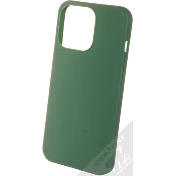 Pouzdro na mobilní telefon 1Mcz Matt TPU ochranný silikonový kryt pro Apple iPhone 13 Pro tmavě zelená (forest green)