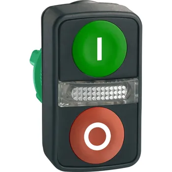 přepínač Schneider Electric ZB5AW7A3741 Ovládací hlavice dvoutlačítková se signálkou