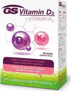 Green Swan Pharmaceuticals GS Vitamin D3 + Vitamin K2 30 tbl.