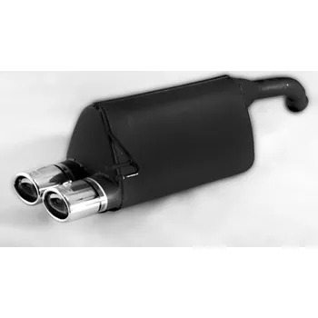 Zadní díl výfuku ULTER SPORT Sportovní výfuk KIA Picanto 2004-2011, 2x koncovka oválná 95×65mm Vyberte motor: 1,0i 45kW HATCHBACK