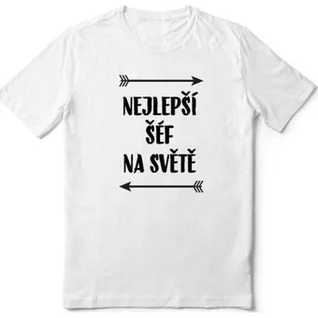 Pánské tričko Hütermann Triko s potiskem - Nejlepší šéf na světě!