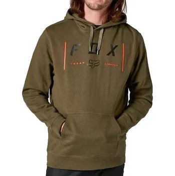 Pánská mikina Mikina Fox Locker Pullover Fleece fatigue green XL