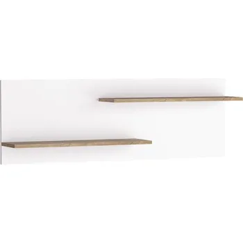 police LIVINIO | závěsná police L-11 | 120 cm | ribbeck/bílá lesk