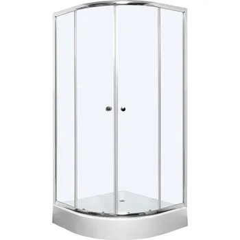 EBS Linea Sprchový kout 80 čtvrtkruh, chrom transparent