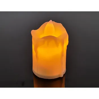 Svíčka LED svíčka 50MM - poblikávající svíčka 5cm vysoká imitující klasický plamen