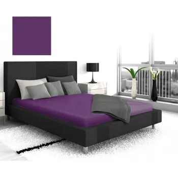 Prostěradlo Prostěradlo jersey tm.fialová 43 - 120 x 200 cm atyp