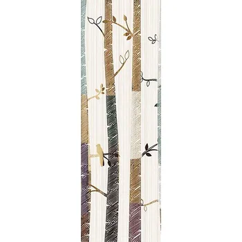 Fototapeta FTNVL 3701 AG Design vliesová fototapeta 1-dílná Drawn Trees, velikost 90 x 270 cm