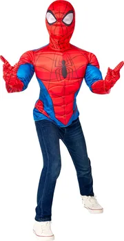 Karnevalový kostým ADC Blackfire Kostým Spiderman triko s vycpávkami + maska