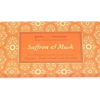 Čajovna Vonné tyčinky - PURE INCENSE Absolute, Saffron and Musk