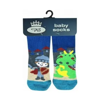 DORA ABS kojenecké veselé ponožky Boma - DRAK (Boma kojenecké ponožky Dora)