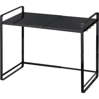 Yamazaki Tower 3131 kuchyňská police černá