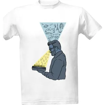 Pánská móda Tričko s potiskem Čtenář pánské