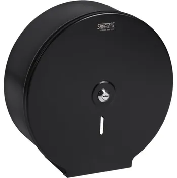 SLZN 37V - Nerezový zásobník na toaletní papír, černý 95372