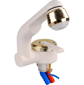 Vodovodní baterie Vodovodní páková baterie Barwig Barva: bílá - zlatá