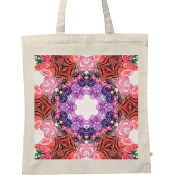 Nákupní taška BIO plátěná taška s potiskem Květinová víla