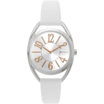 Hodinky Továrna na čas Bílé dámské hodinky MINET ICON SUGAR WHITE MWL5084