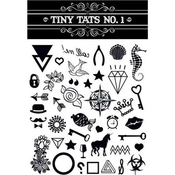 Odstranitelné tetování Černobílé tetovačky - sada 1