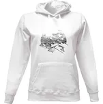 Dámská mikina s kapucí s potiskem Duna dámské