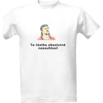 Pánská móda Tričko s potiskem Tomáš Ujfaluši - částka nesouhlasí pánské