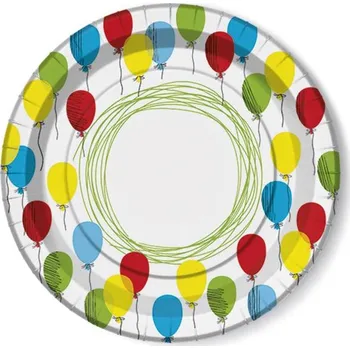 Party nádobí Papírový talíř Balloons